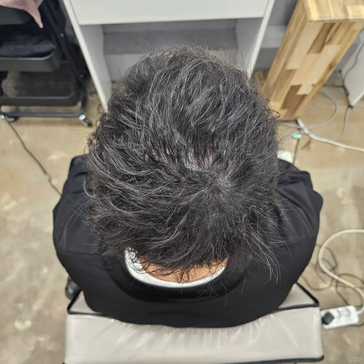 두피페인팅 (치트염색) 시술 후 결과 사진 6