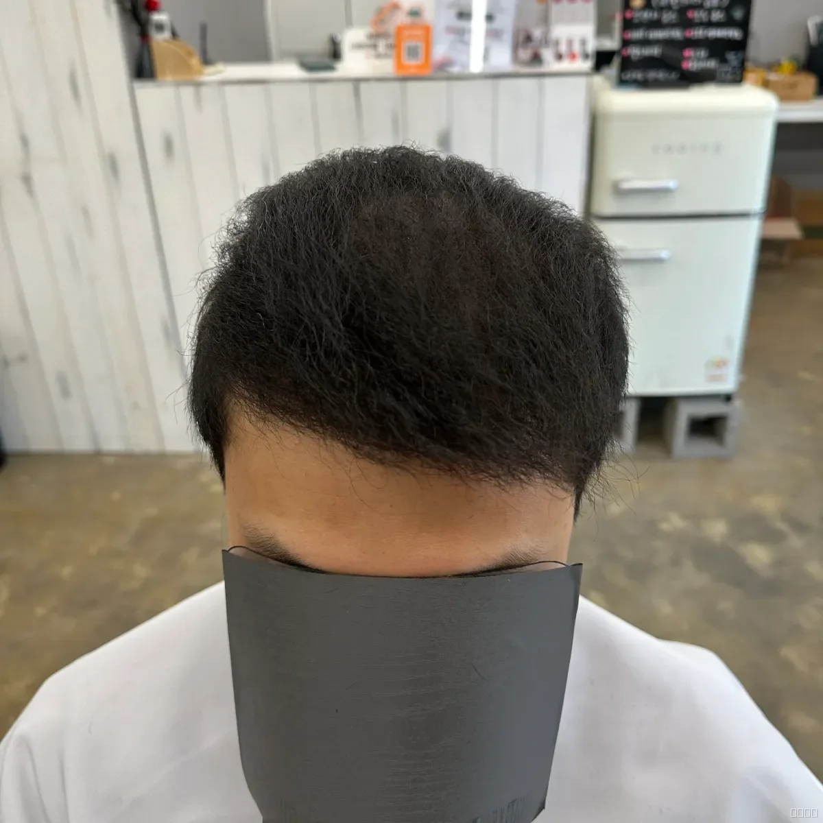 두피페인팅 (치트염색) 시술 후 결과 사진 2