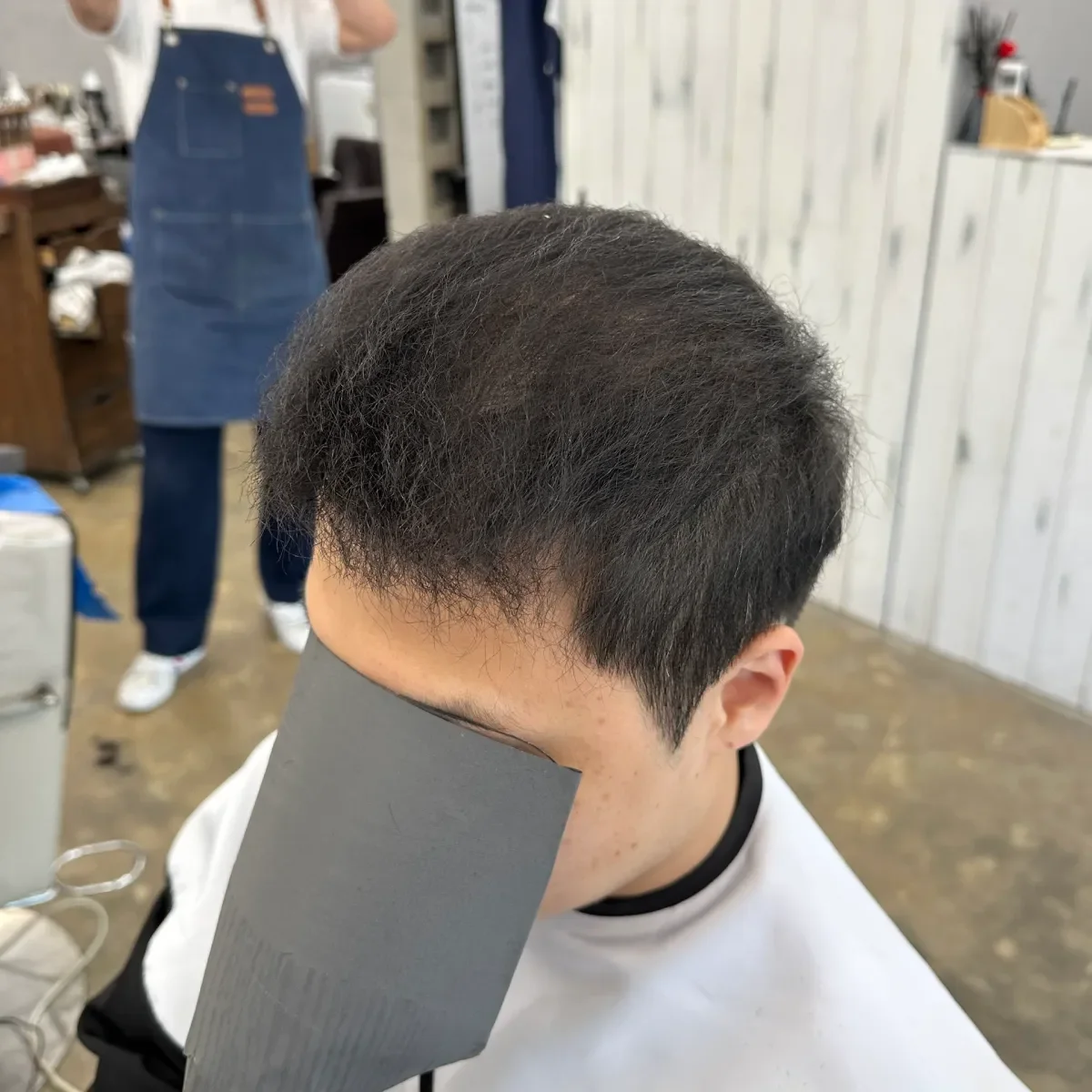 두피페인팅 (치트염색) 시술 후 결과 사진 3