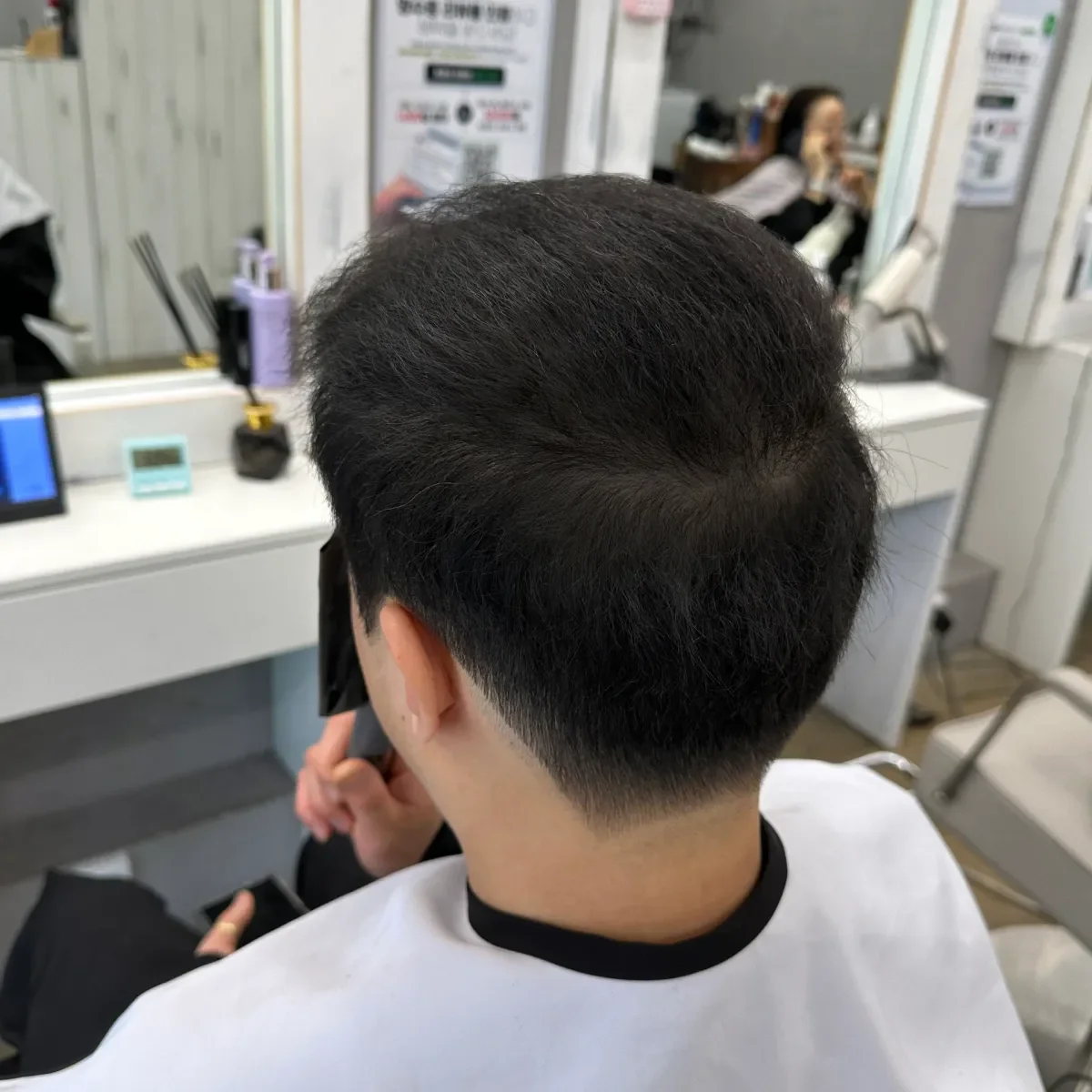 두피페인팅 (치트염색) 시술 후 결과 사진 5