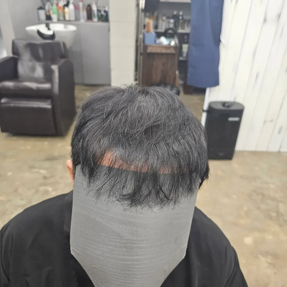 두피페인팅 (치트염색) 시술 후 결과 사진 2