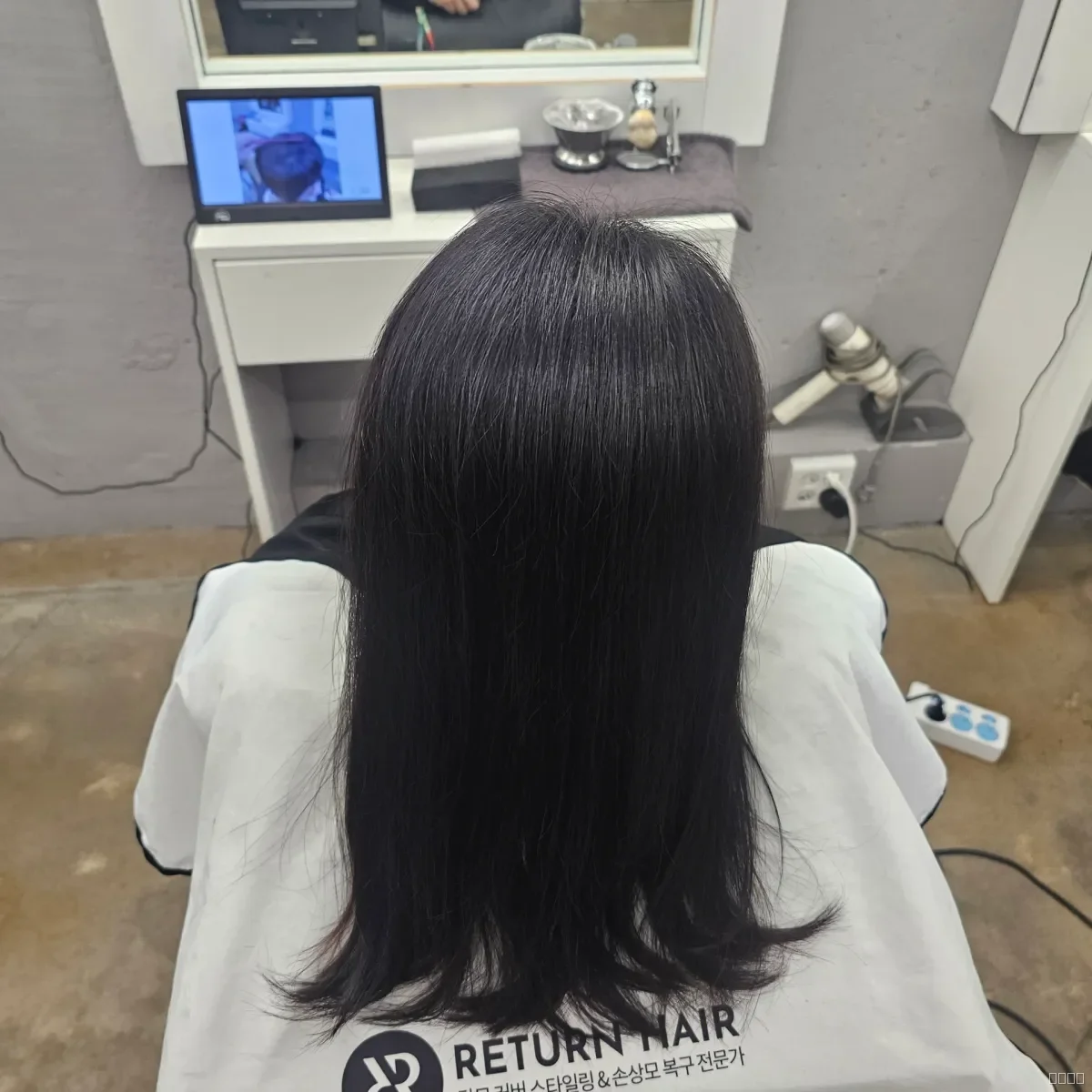회춘펌 (뿌리볼륨 교정펌) 시술 후 결과 사진 2