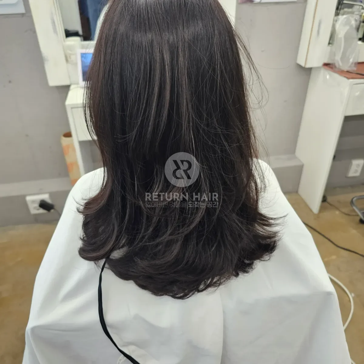 리턴 복구셋팅펌 시술 후 결과 사진