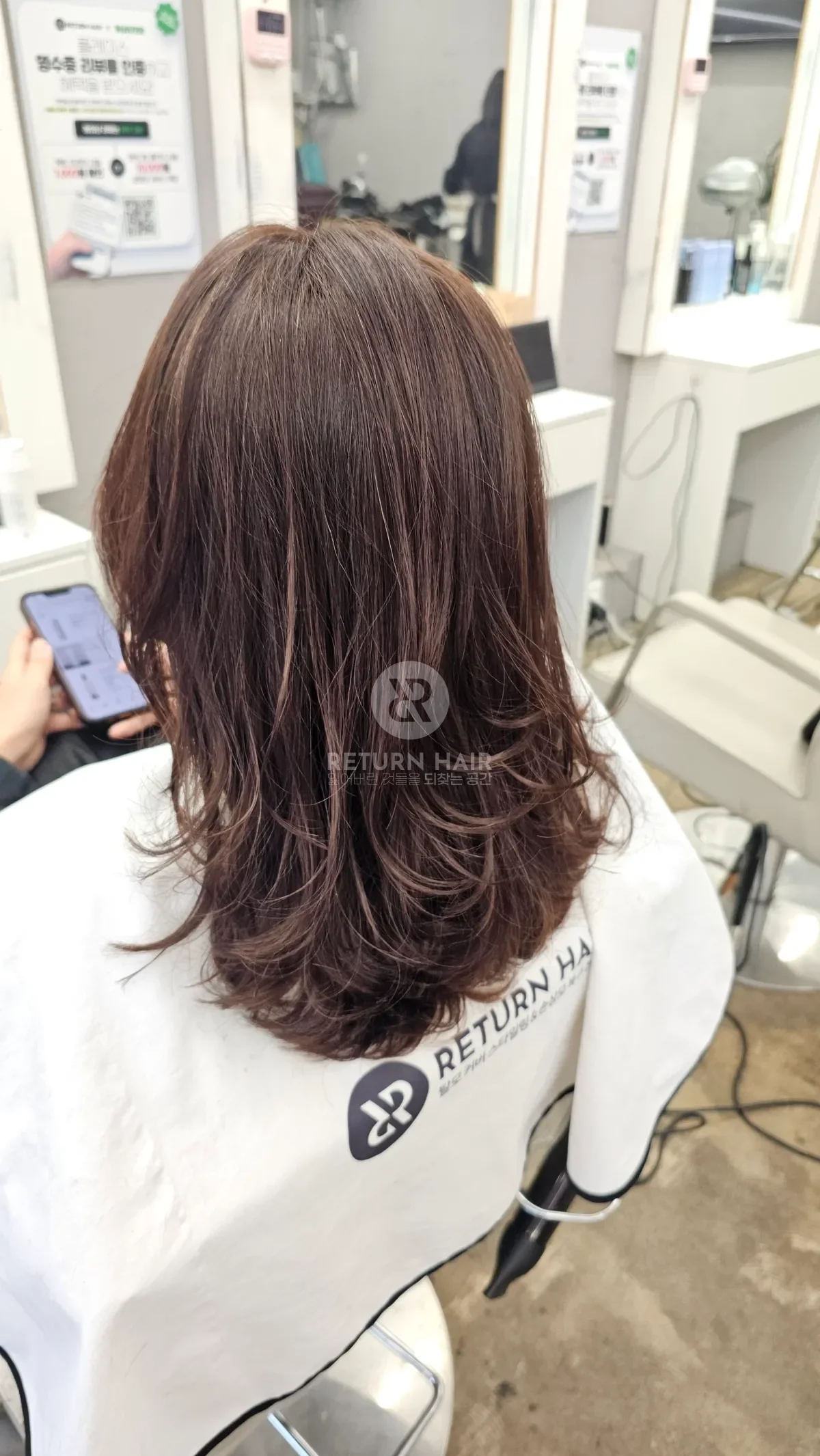 리턴 복구셋팅펌 시술 후 결과 사진 2