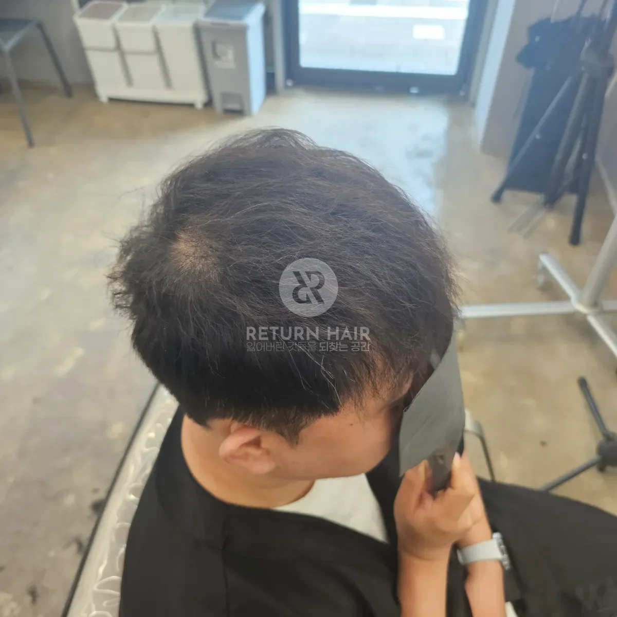 회춘펌 (뿌리볼륨 교정펌) 시술 후 결과 사진 4