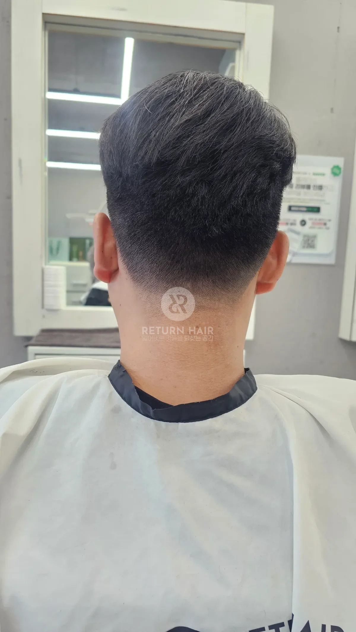 두피페인팅 (치트염색) 시술 후 결과 사진 3