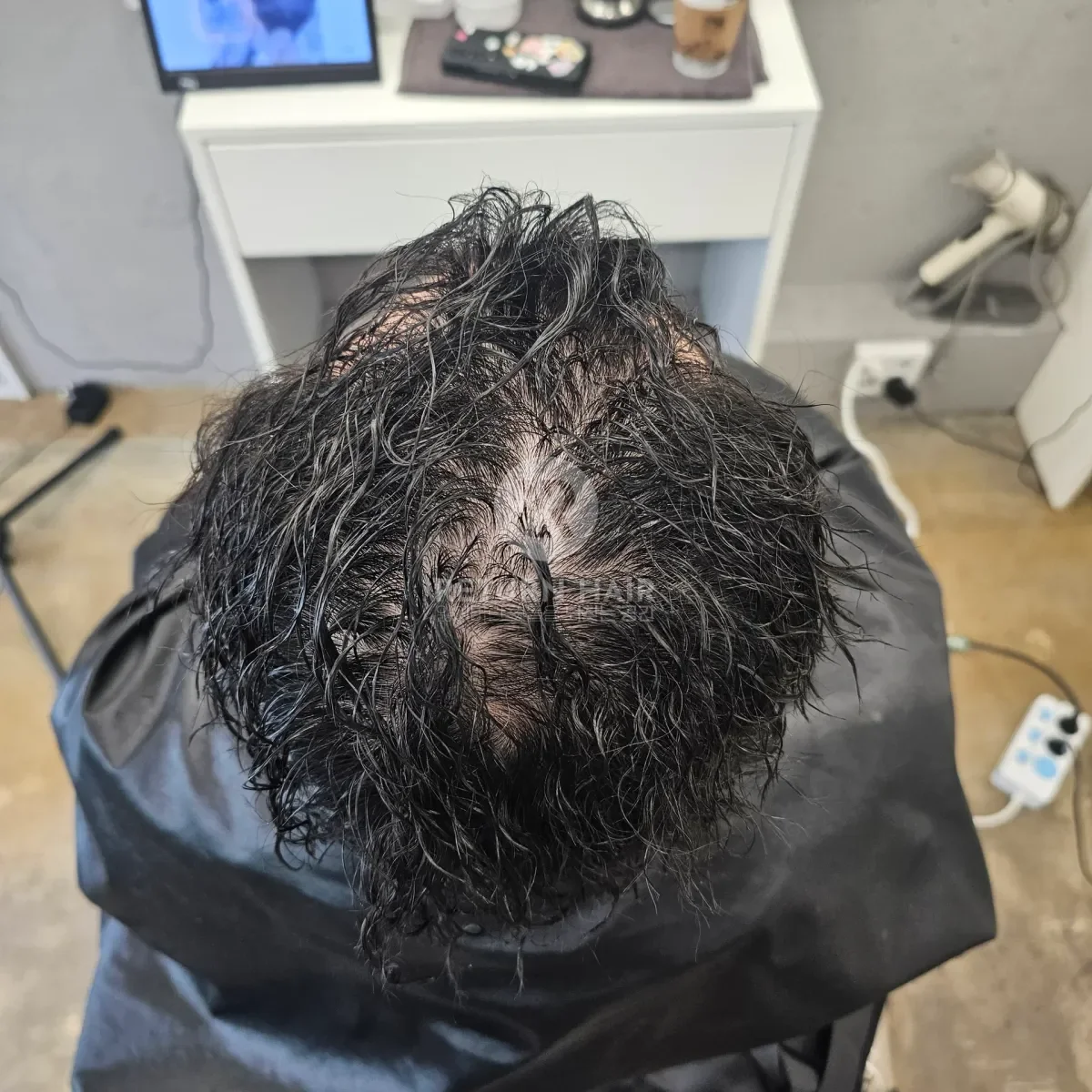 두피페인팅 (치트염색) 시술 전 사진 5