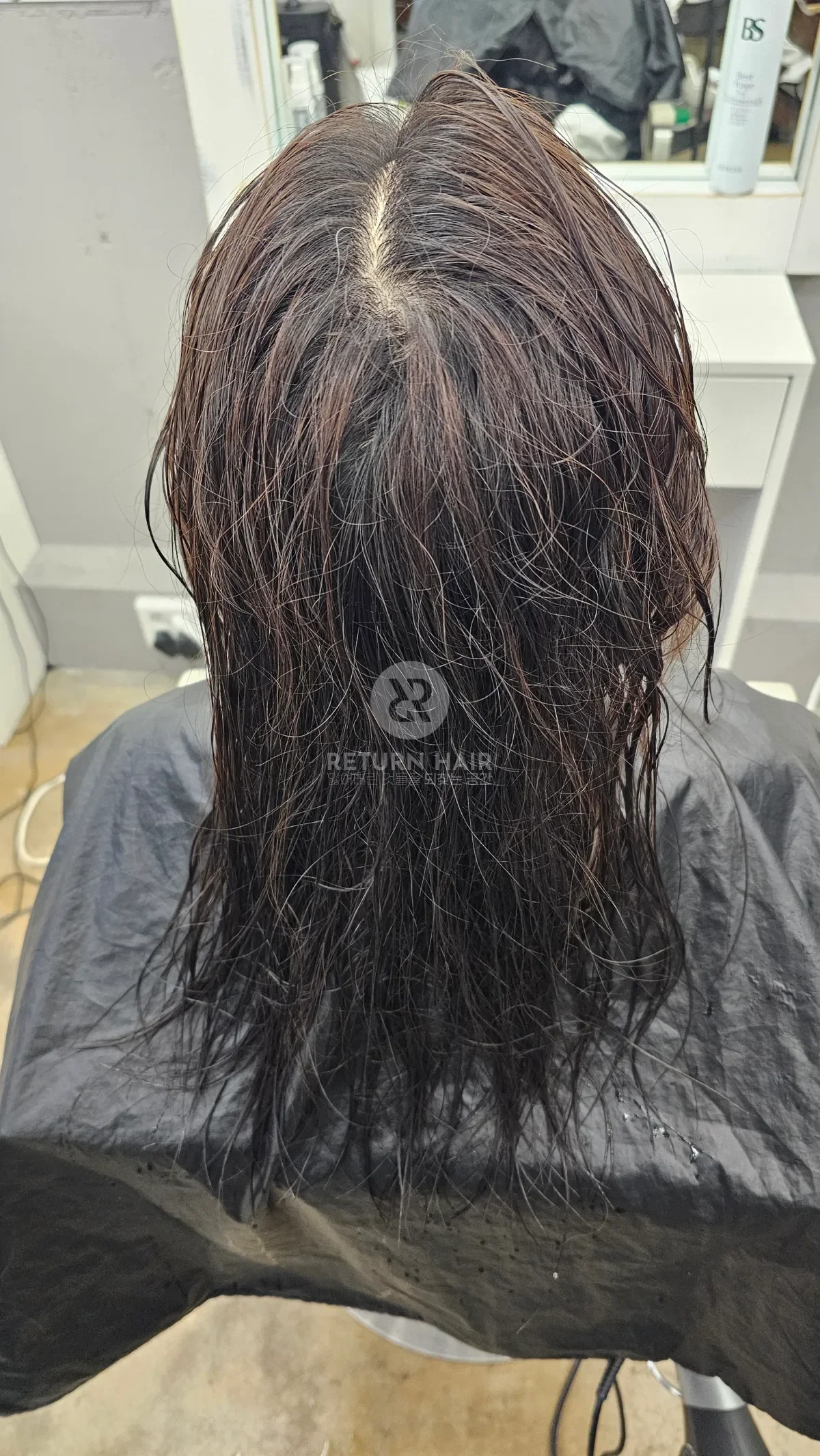 리턴 복구염색 시술 전 사진 2