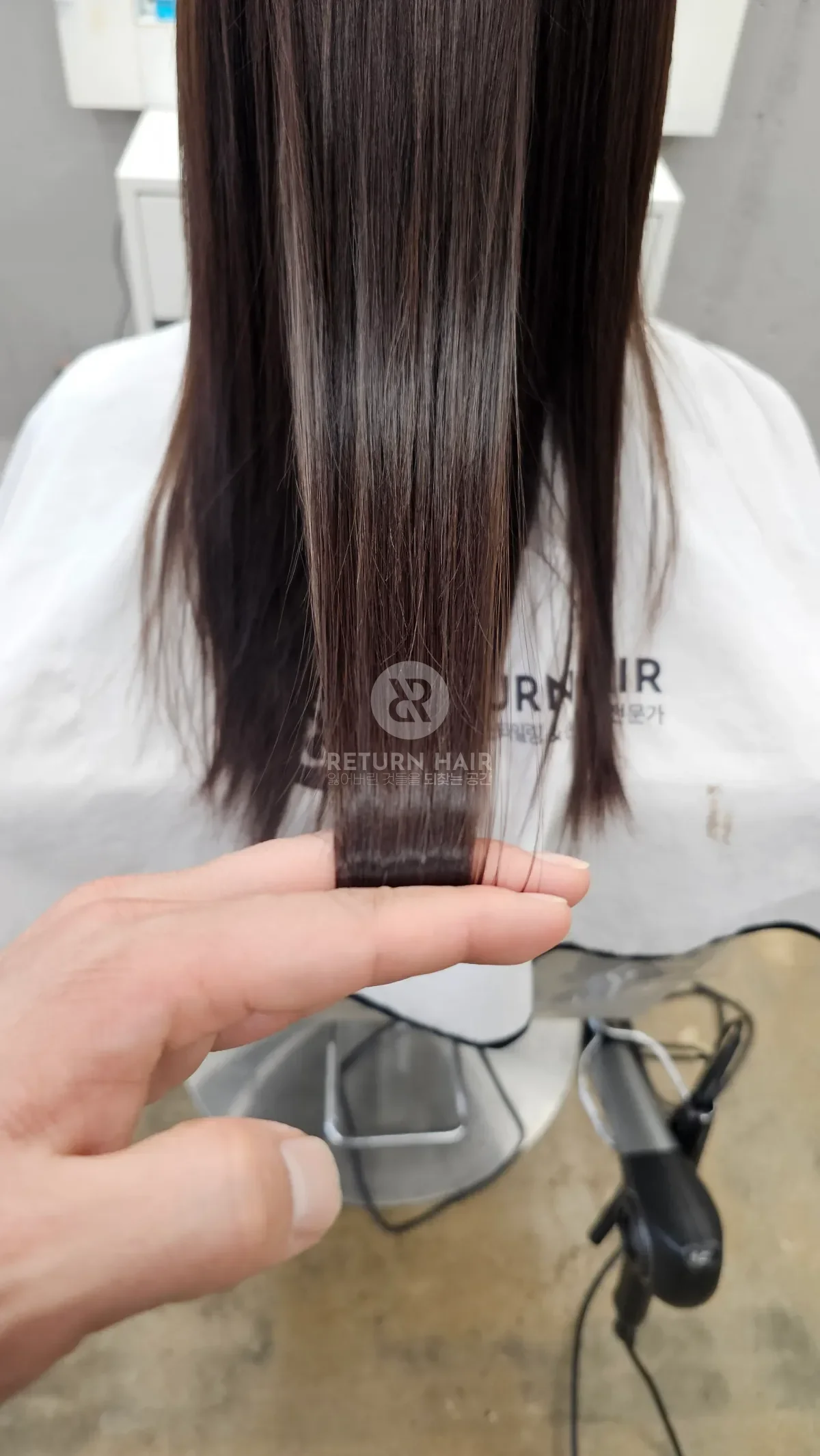 리턴 복구염색 시술 후 결과 사진 3