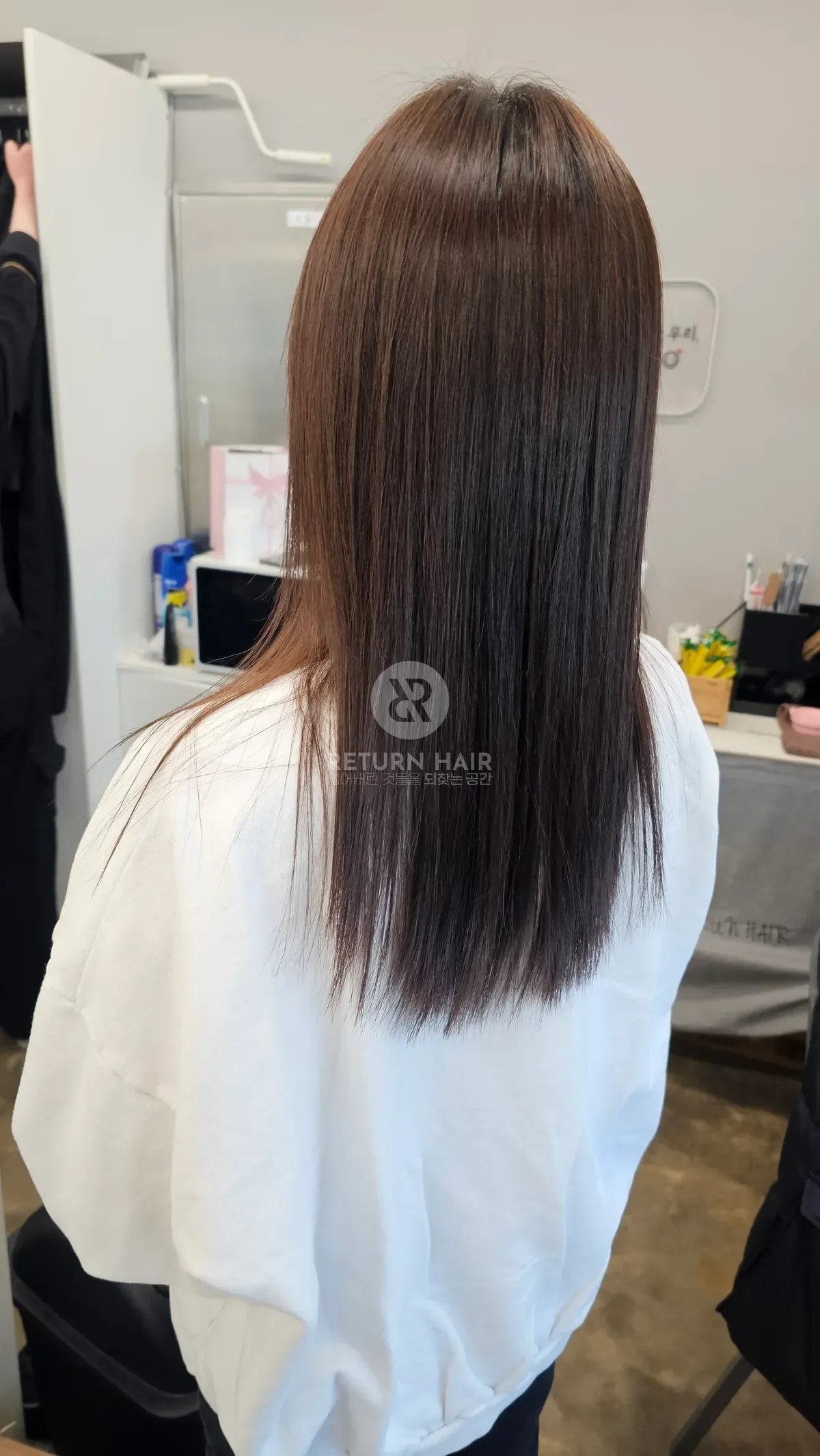 리턴 복구염색 시술 후 결과 사진 8