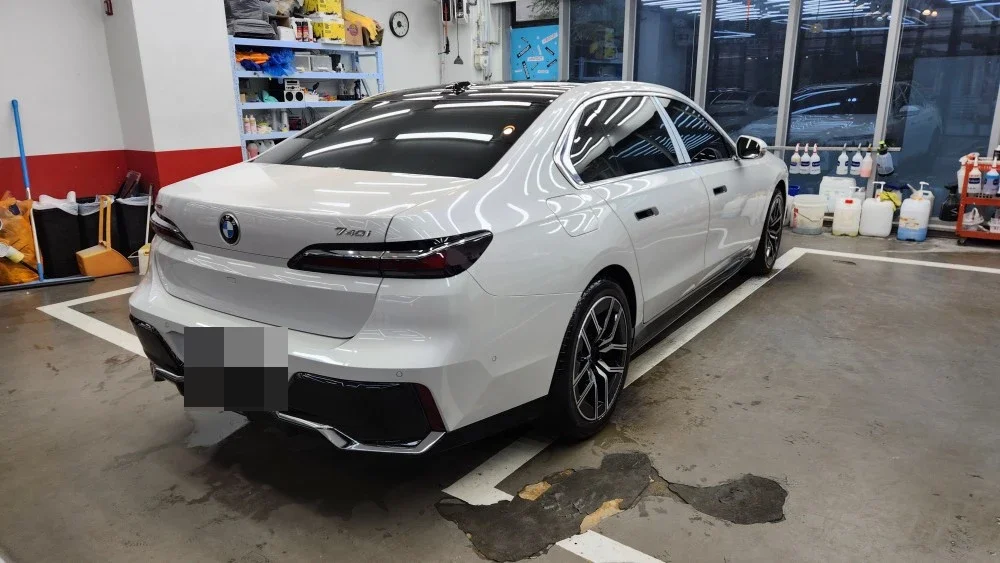bmw 740i 썬팅 시공 사진 3