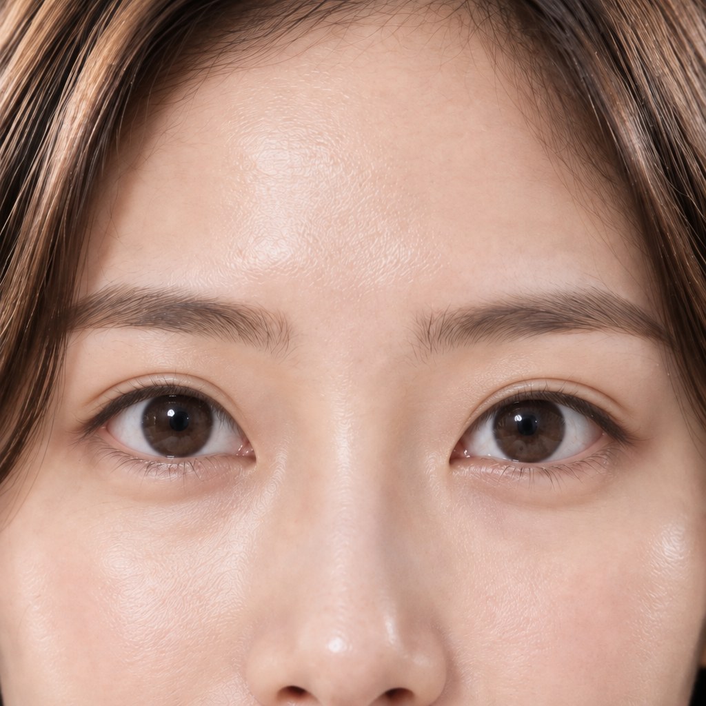 쌍꺼풀·눈매교정 후 (예시, 개인차 있음)