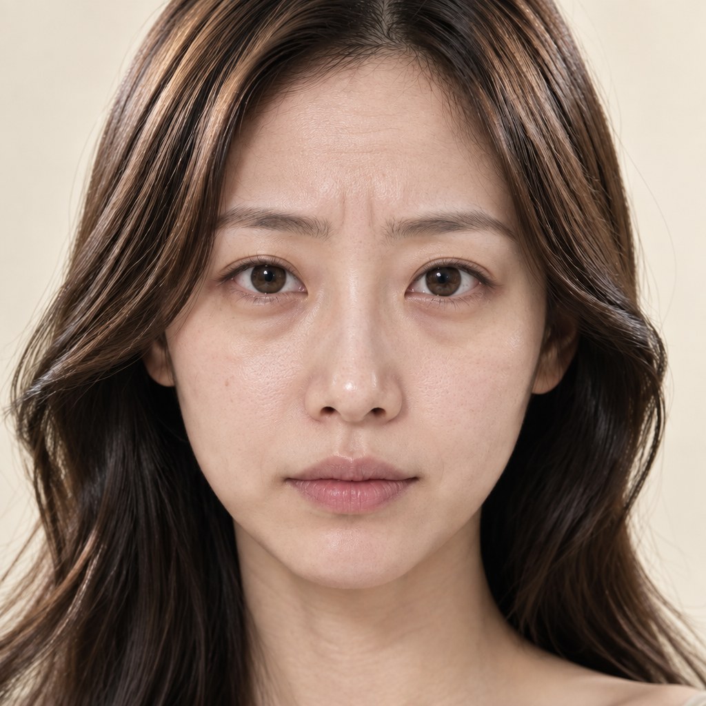 보톡스·필러 전 (예시, 개인차 있음)