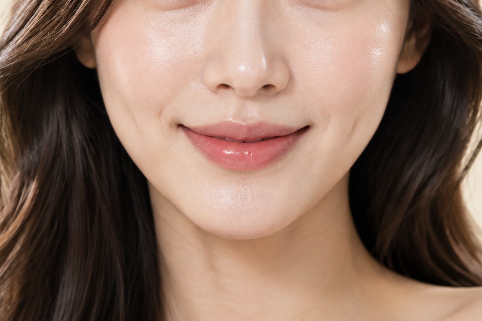 자연스러운 보조개 완성